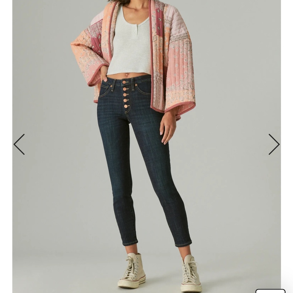Ava Mid Rise Skinny-Lucky